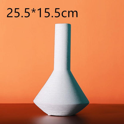 Nordic Morandi Brushed Ceramic Vase - Pacisia