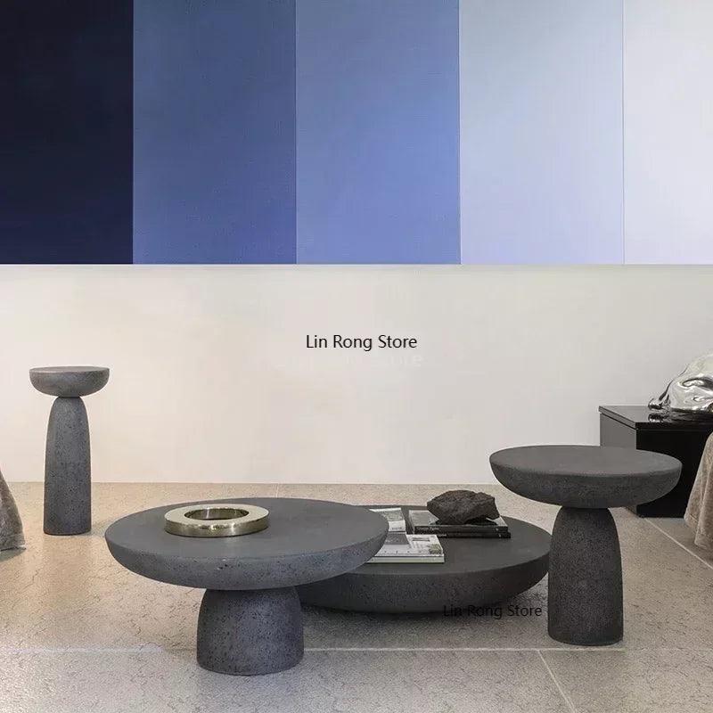 Nordic Round Side Table Modern Designer Japanese Coffee Tables Combination Stoliki Kawowe Garden Furniture HY - Pacisia