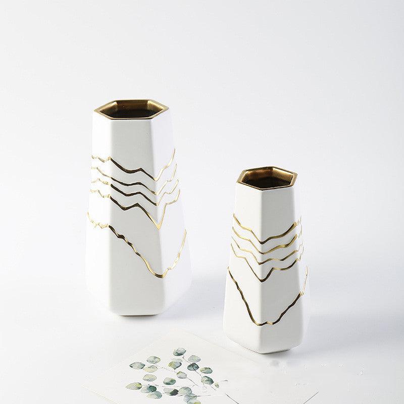 Nordic Simple Ceramic Vase Living Room Decoration Ornaments - Pacisia