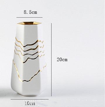 Nordic Simple Ceramic Vase Living Room Decoration Ornaments - Pacisia