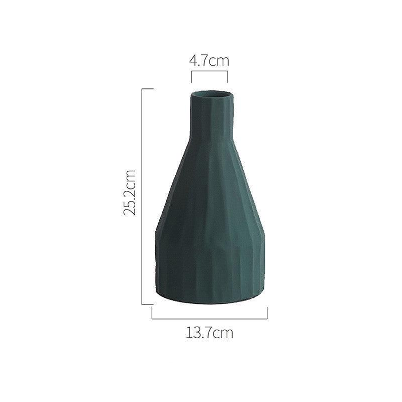 Nordic simple origami ceramic vase ornaments - Pacisia