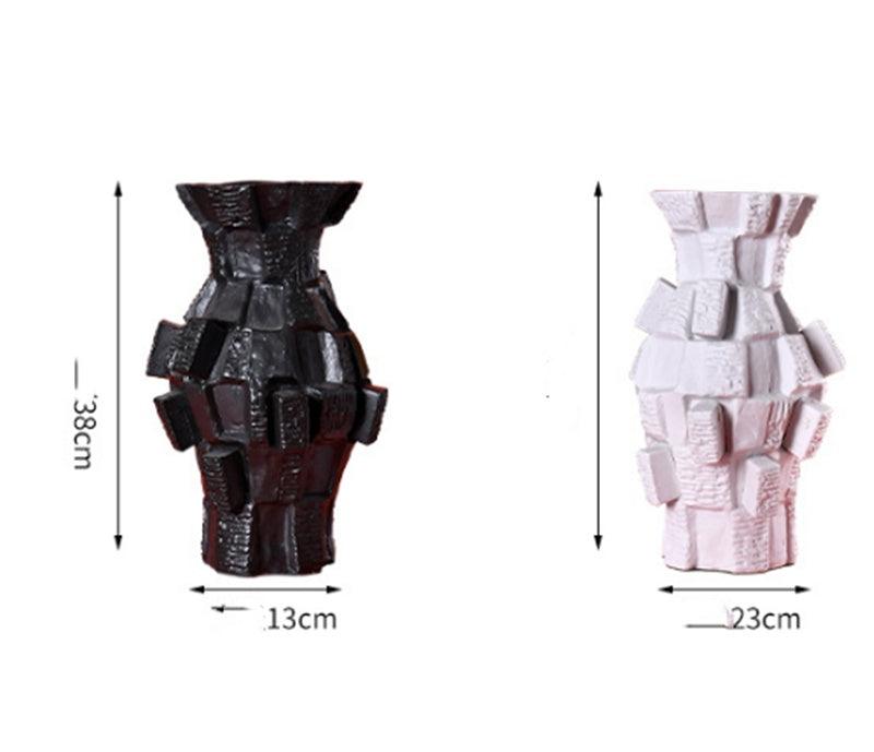 Nordic Style Black And White Model Room Vase Decoration - Pacisia