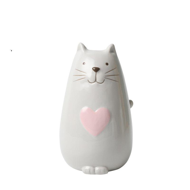 Nordic Style Ceramic Small Vase Decoration Living Room Flower Arrangement Decoration - Pacisia