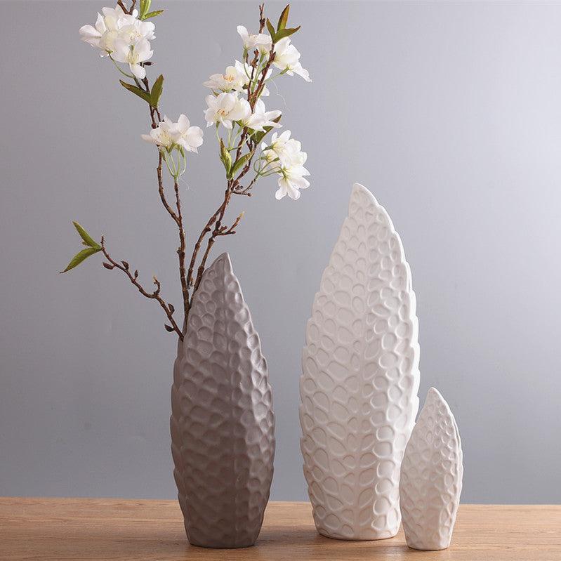 Nordic Style Morden Creative Design Flower Vase Ceramic Home Decor Fashion Vase - Pacisia