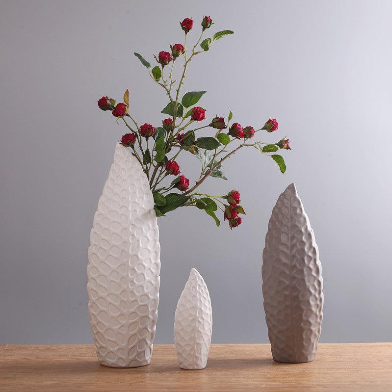 Nordic Style Morden Creative Design Flower Vase Ceramic Home Decor Fashion Vase - Pacisia