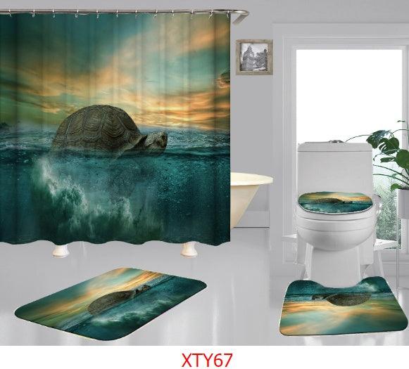 Ocean digital printing shower curtain - Pacisia