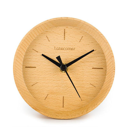 Ornament wooden electronic clock digital clock - Pacisia