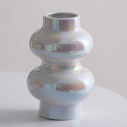 Pearl Plated Ceramic Vase Ornaments - Pacisia