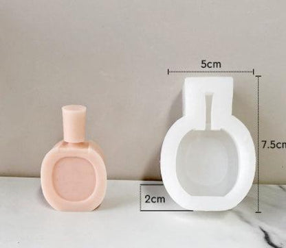 Perfume Bottle Silicone Mold for Scented Candles - Durable & Easy Demolding - Pacisia