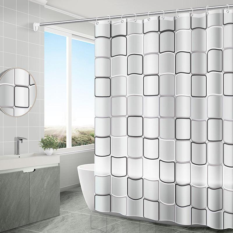 PEVA Anti-mildew Waterproof Multi-color Optional Shower Curtain - Pacisia