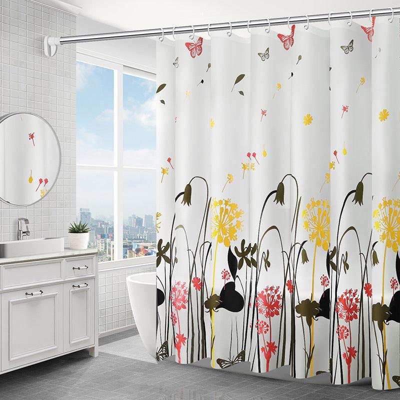 PEVA Anti-mildew Waterproof Multi-color Optional Shower Curtain - Pacisia