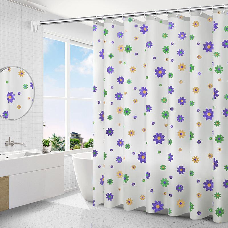 PEVA Anti-mildew Waterproof Multi-color Optional Shower Curtain - Pacisia