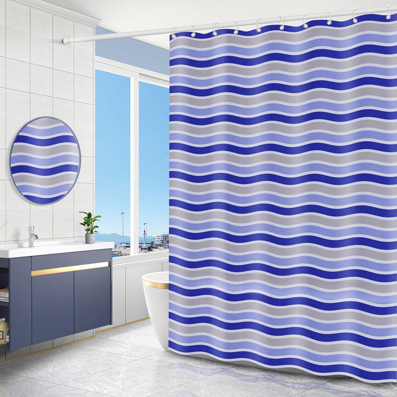 PEVA Anti-mildew Waterproof Multi-color Optional Shower Curtain - Pacisia