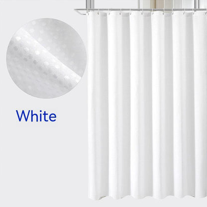 Plain Waffle Polyester Shower Curtain - Pacisia