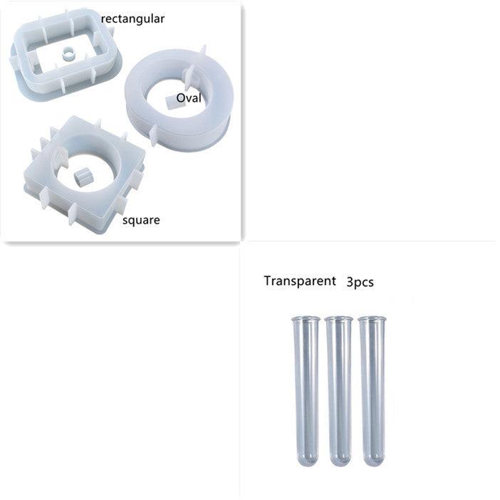 Planter Test Tube Flower Propagation Station Vase Silicone Mold - Pacisia