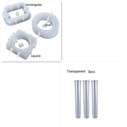 Planter Test Tube Flower Propagation Station Vase Silicone Mold - Pacisia