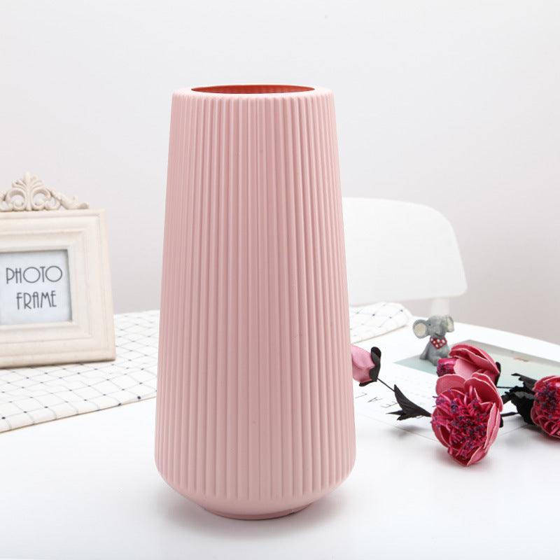 Plastic Color Household Flower Dryer Dining Room Decoration Vase - Pacisia