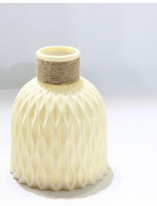 Plastic Vase Modern Imitation Ceramic Artificial Flower Container - Pacisia
