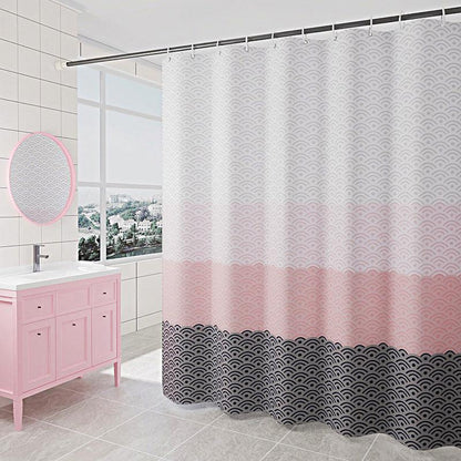 Polyester Waterproof And Mildew Proof Bathroom Partition Curtain Shower Curtain - Pacisia