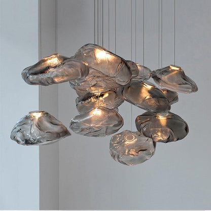 Postmodern Light Luxury Glass Decorative Chandelier - Pacisia