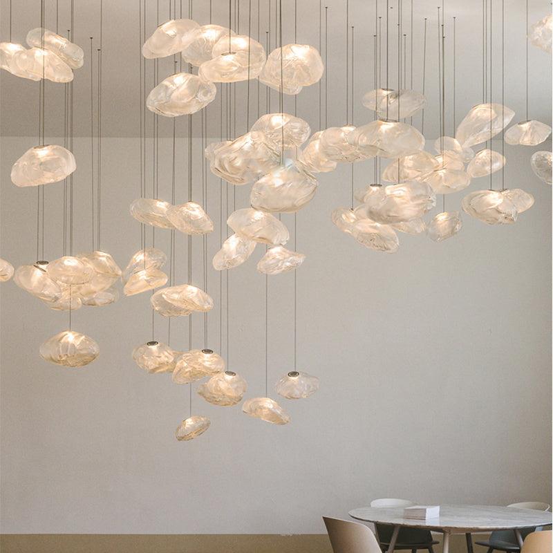 Postmodern Light Luxury Glass Decorative Chandelier - Pacisia