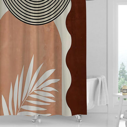 Printed Shower Curtain Waterproof Polyester Shower Curtain - Pacisia