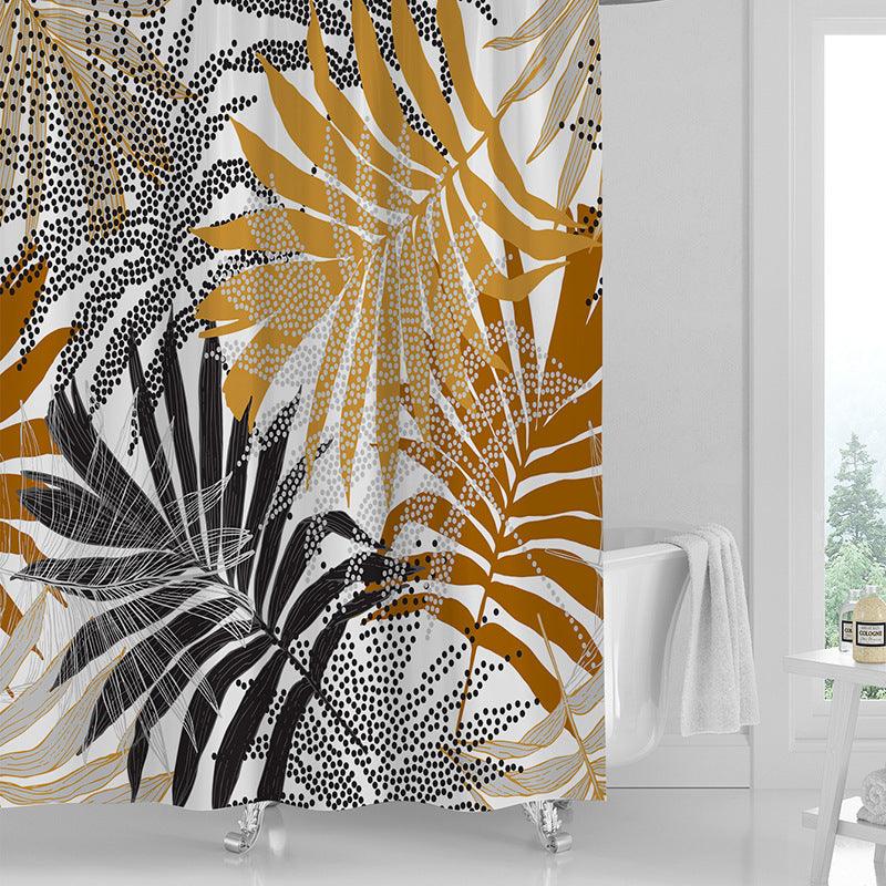 Printed Shower Curtain Waterproof Polyester Shower Curtain - Pacisia