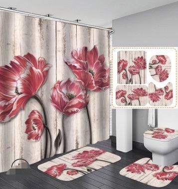 Printed Waterproof Polyester Shower Curtain - Pacisia