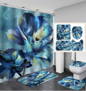 Printed Waterproof Polyester Shower Curtain - Pacisia