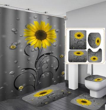 Printed Waterproof Polyester Shower Curtain - Pacisia