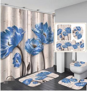 Printed Waterproof Polyester Shower Curtain - Pacisia