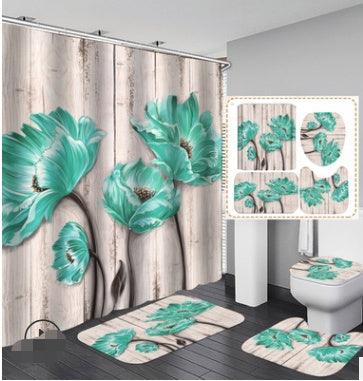 Printed Waterproof Polyester Shower Curtain - Pacisia