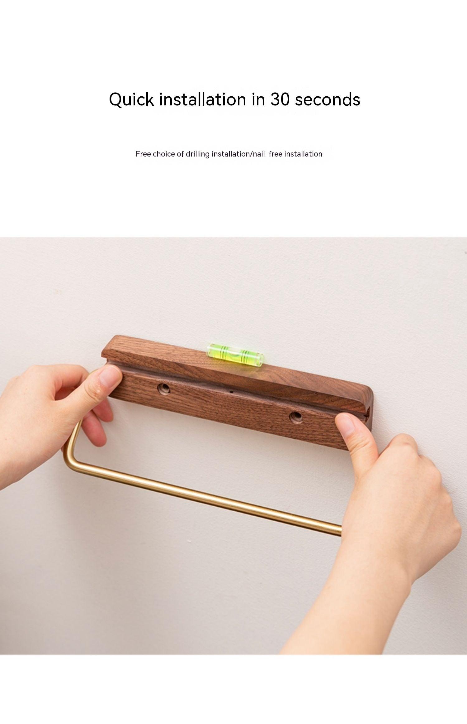 Punch-free Toilet Paper Roll Stand Toilet Wall-mounted Tissue Box - Pacisia