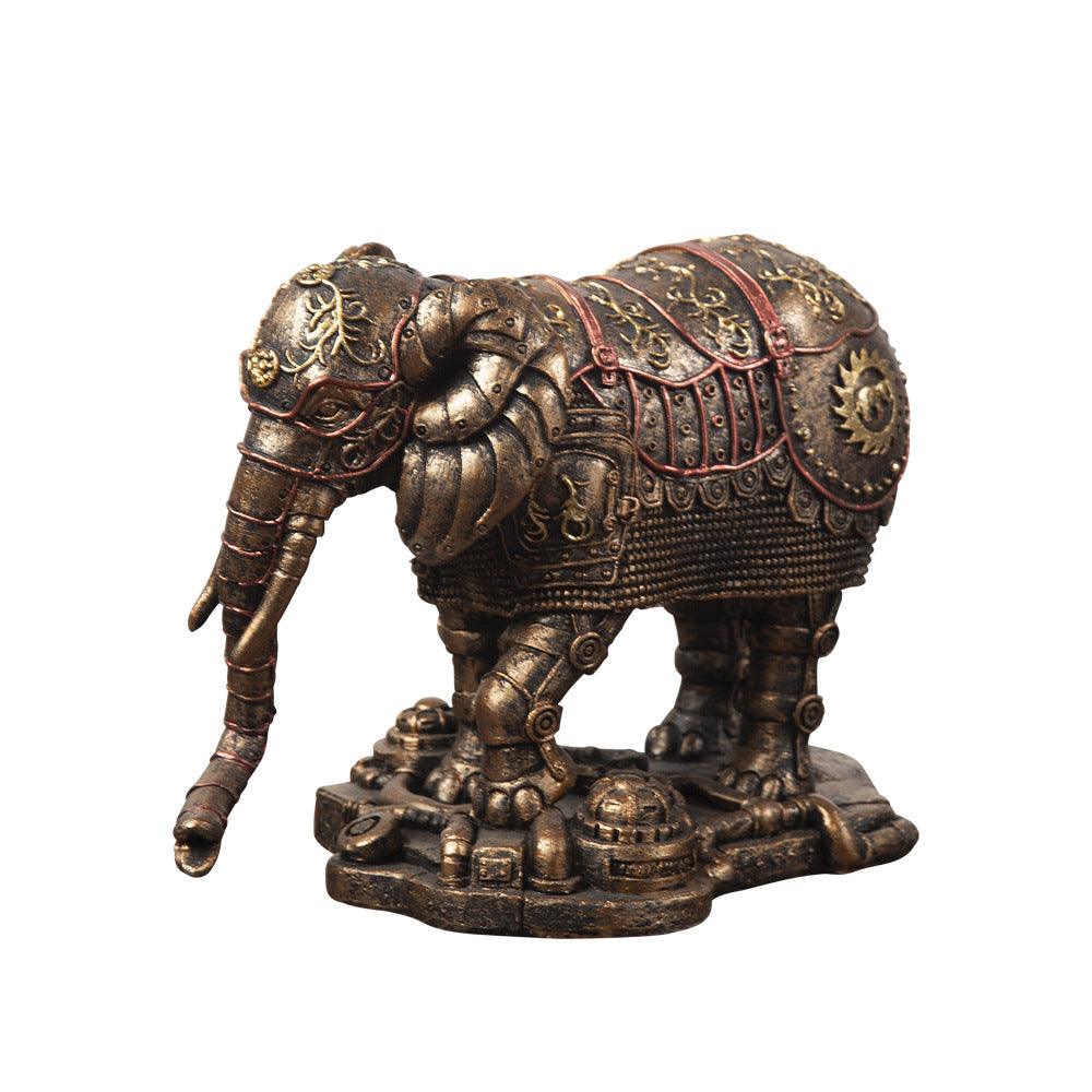 Punk Whale Ship Steampunk Statue Tabletop Decoration Object Accessories - Pacisia