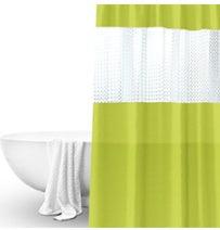 Pure color thick stitching shower curtain - Pacisia