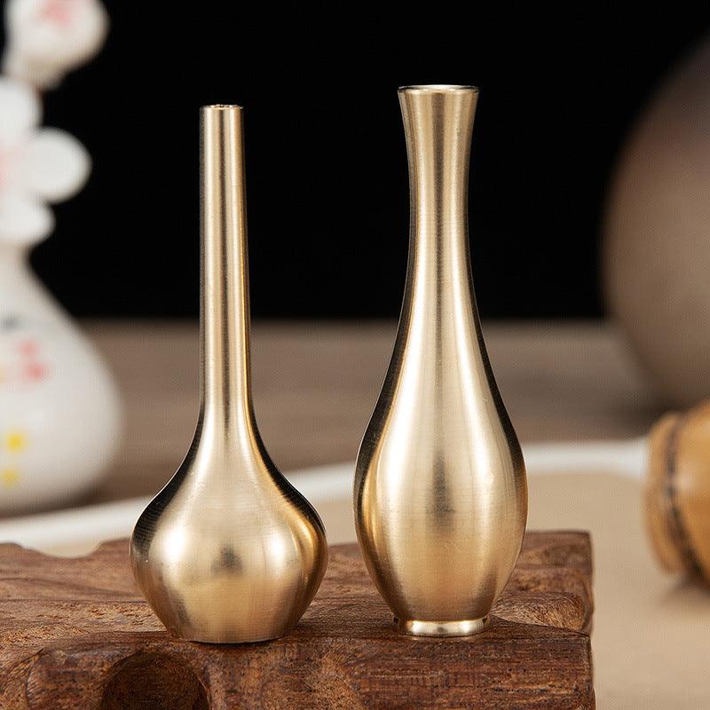 Pure Copper Mini Vase Ornament Copper Decorative - Pacisia
