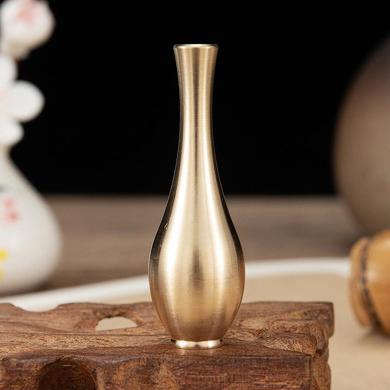 Pure Copper Mini Vase Ornament Copper Decorative - Pacisia