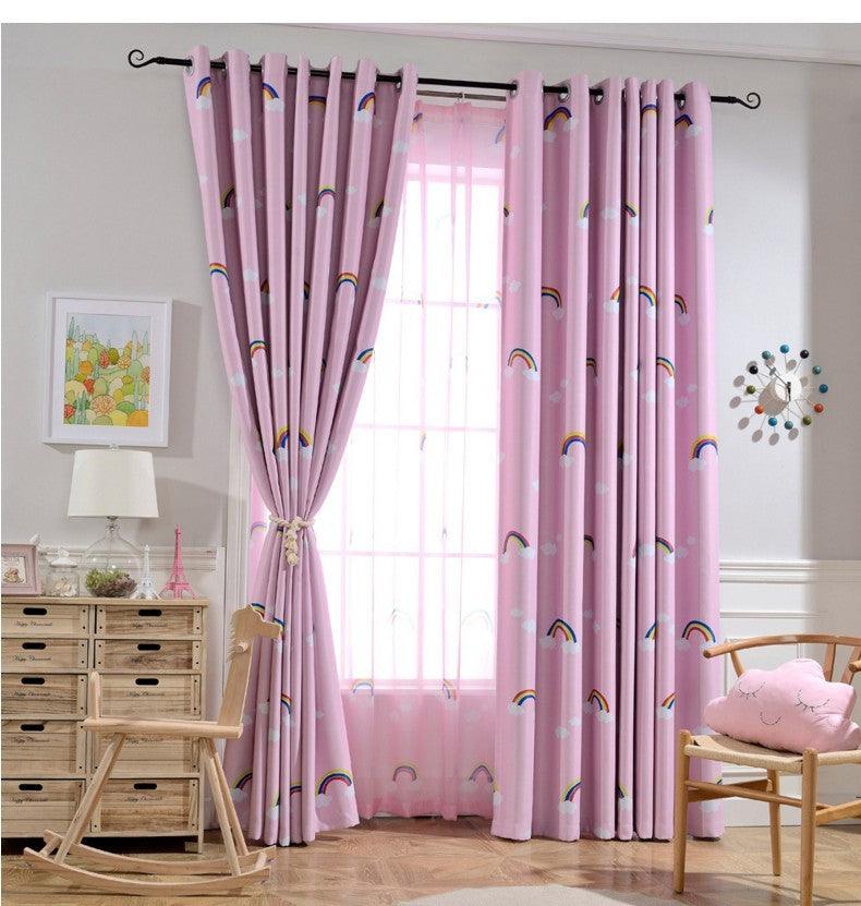 Rainbow Children Boys And Girls Bedroom Den Blackout Curtain Cloth - Pacisia