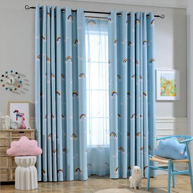 Rainbow Children Boys And Girls Bedroom Den Blackout Curtain Cloth - Pacisia