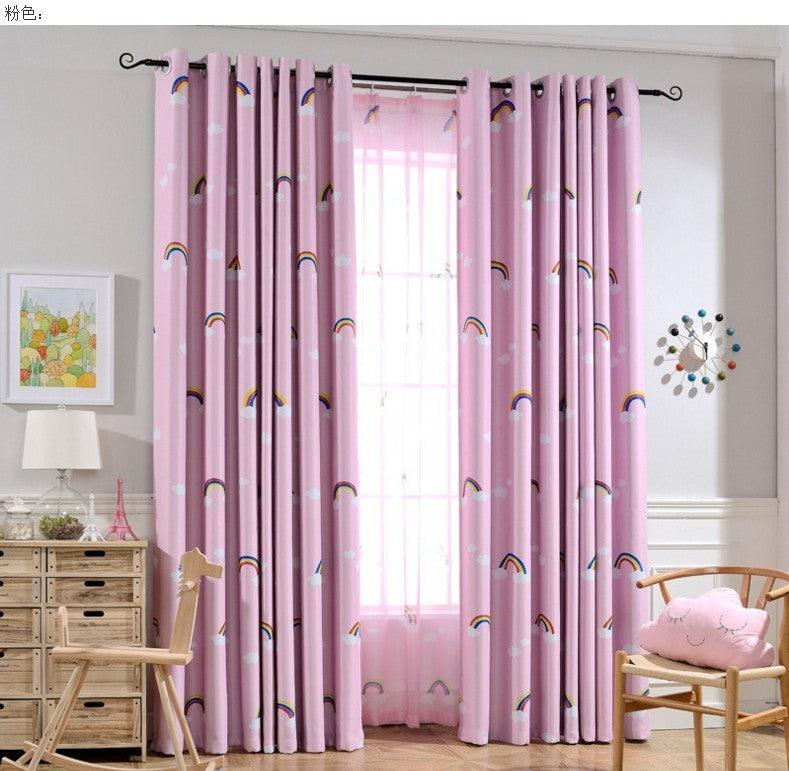 Rainbow Children Boys And Girls Bedroom Den Blackout Curtain Cloth - Pacisia