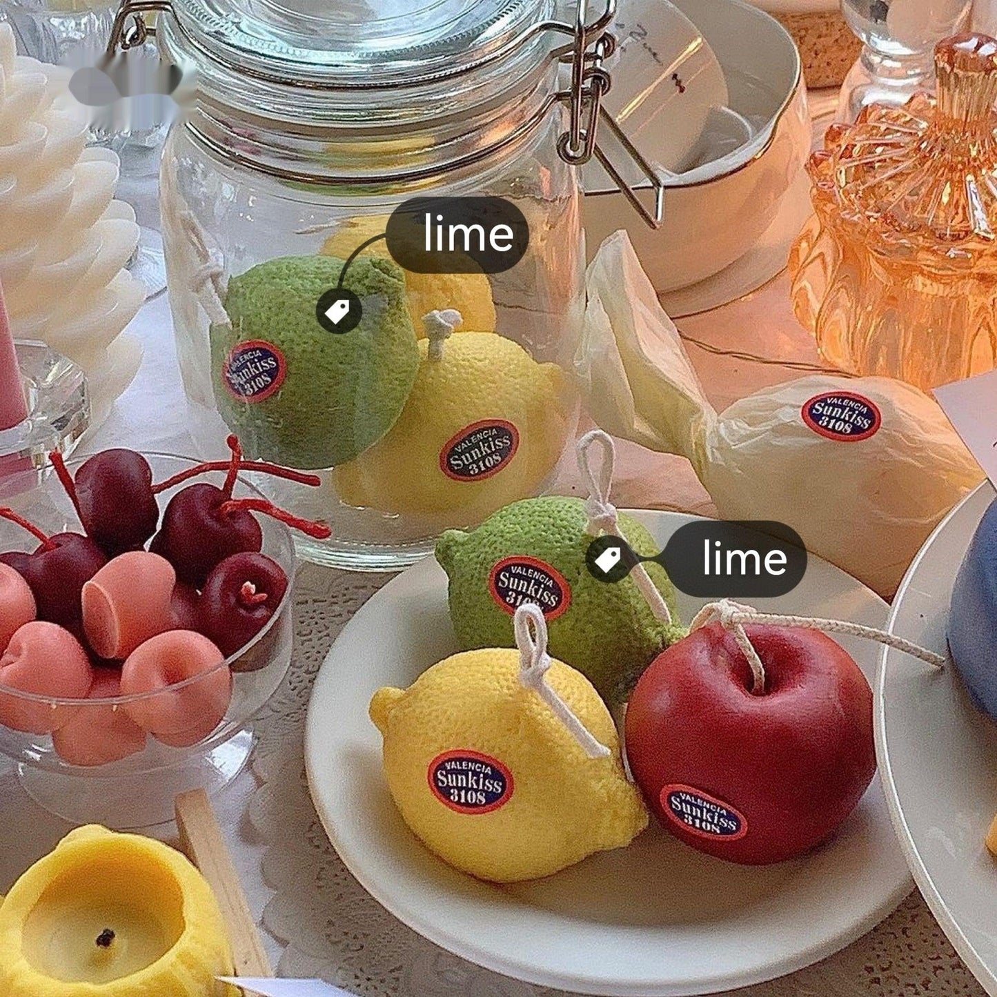 Realistic Fruit Candle - Handmade Soybean & Beeswax Candles for Home Decoration - Pacisia
