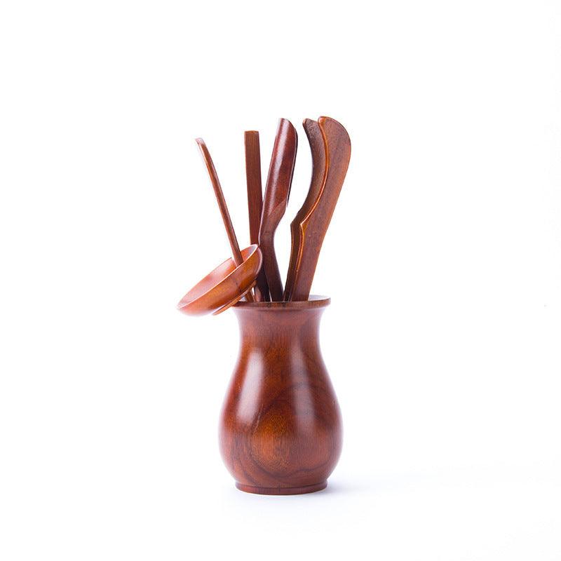 Red sandalwood vase - Pacisia