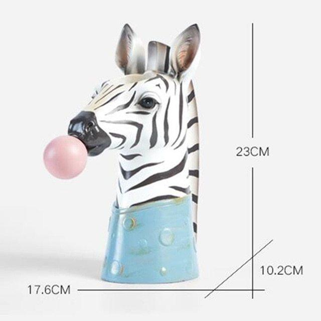 Resin Cartoon Animal Head Vase Succulents Flower vase - Pacisia