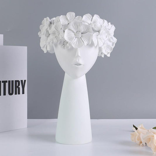 Resin Crafts Nordic Style Ins Home Decoration Creative Vase Ornaments - Pacisia