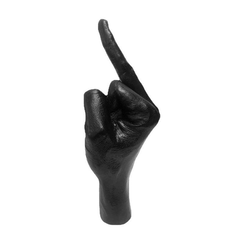 Resin Gesture Desk Statue Finger Sculpture Decorative Personality - Pacisia