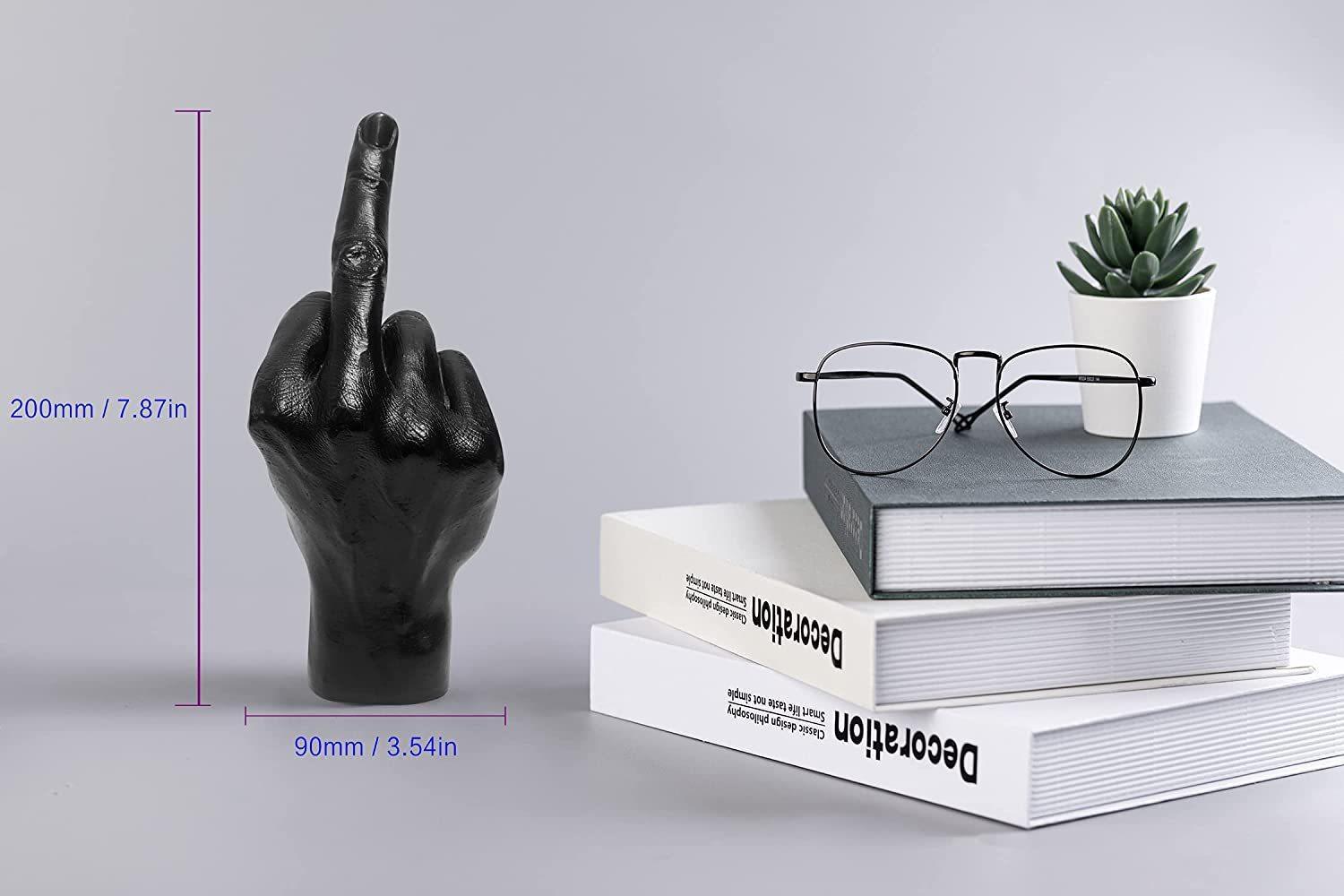 Resin Gesture Desk Statue Finger Sculpture Decorative Personality - Pacisia