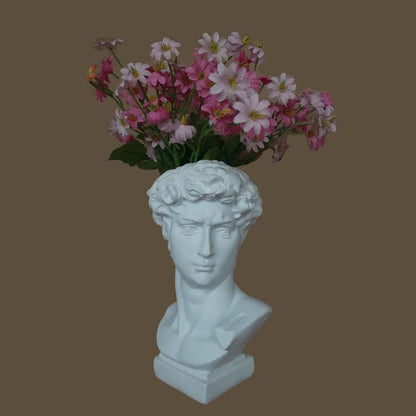 Resin Imitation Plaster Figurine Vase - Pacisia