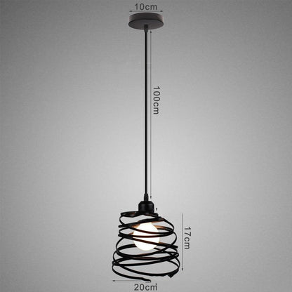 Restaurant Cafe Bar Iron Art Single Head Post Modern Chandelier - Pacisia