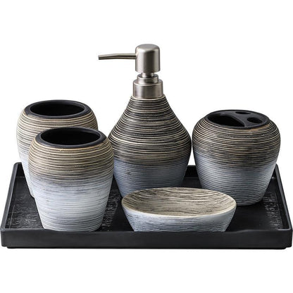 Retro Brushed Bathroom Wash Set - Pacisia