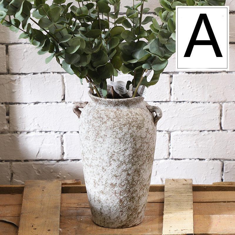 Retro Ceramic Vase Hydroponic Flower Pot Decoration - Pacisia